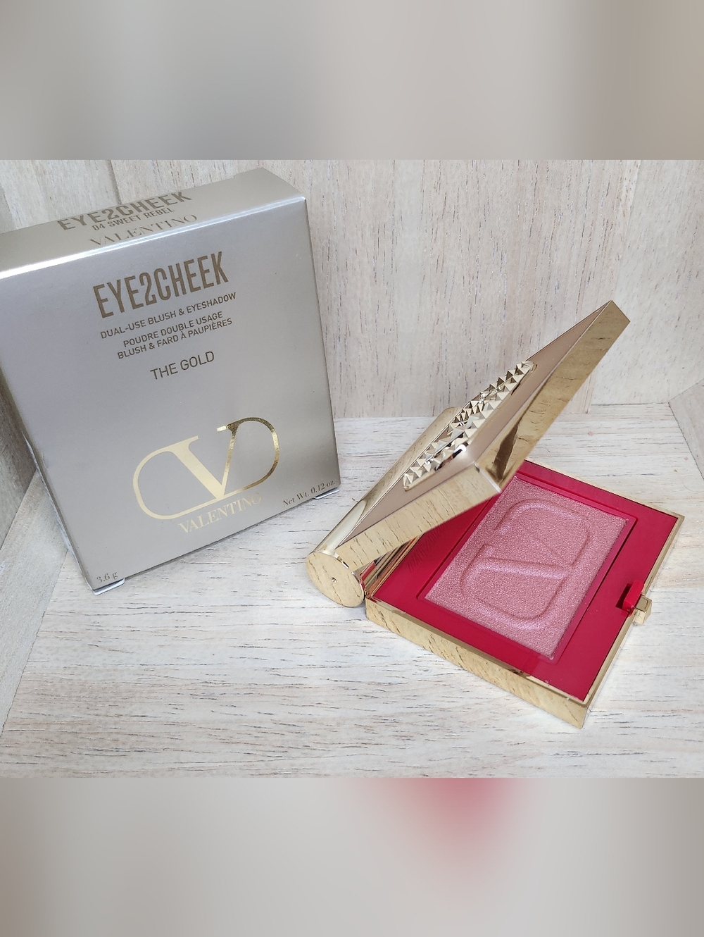Valentino Beauty Eye2Cheek Dual-Use Blush & Eyeshadow.